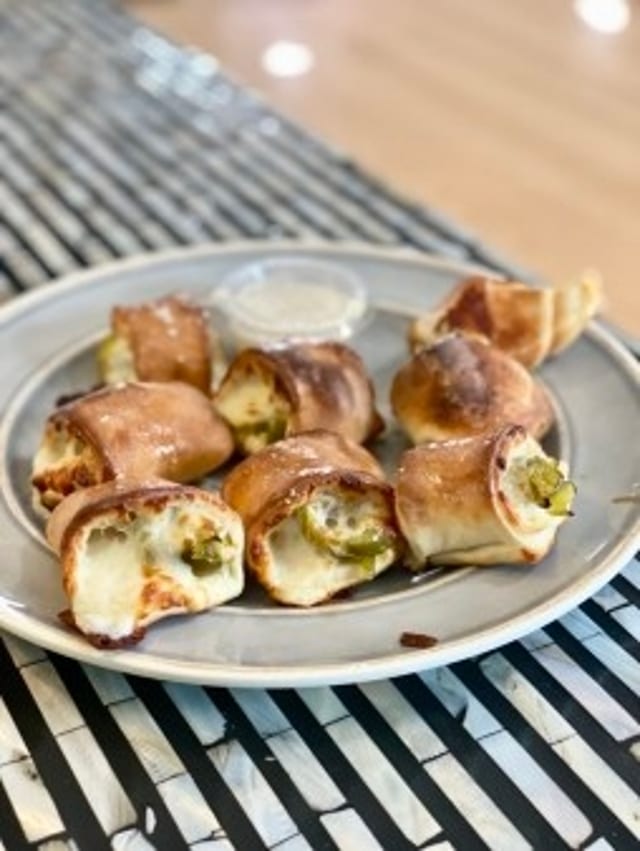 Baked Pepperoni Poppers.
